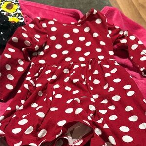 Polka Dot Red Kids Casual Dress